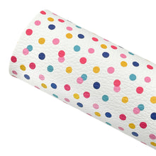 Load image into Gallery viewer, SO DOTTY - Custom Printed Faux Leather
