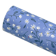 Load image into Gallery viewer, WILD DAISIES - Custom Printed Smooth Faux Leather
