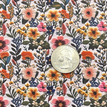Load image into Gallery viewer, FLORAL EMBROIDERY - Custom Printed Faux Leather
