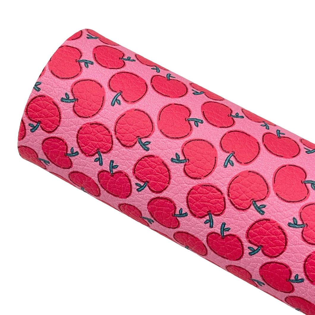 APPLES - Custom Printed Faux Leather