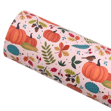 Load image into Gallery viewer, ALL ABOUT FALL - Custom Printed Smooth Faux Leather
