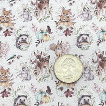 Load image into Gallery viewer, FOREST FRIENDS - Custom Printed Faux Leather
