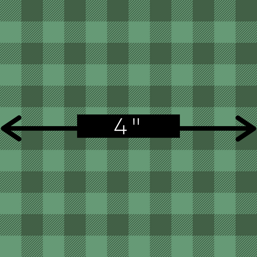 GREEN BUFFALO PLAID - Custom Printed Fabric