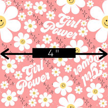 Load image into Gallery viewer, GIRL POWER DAISIES - Custom Printed Fabric
