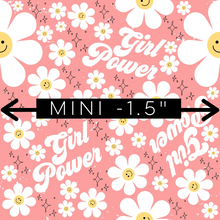 Load image into Gallery viewer, GIRL POWER DAISIES - Custom Printed Fabric

