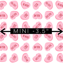 Load image into Gallery viewer, PINK CANDY HEARTS - Custom Printed Fabric
