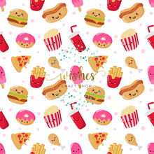 Load image into Gallery viewer, SNACK TIME - Custom Printed Fabric
