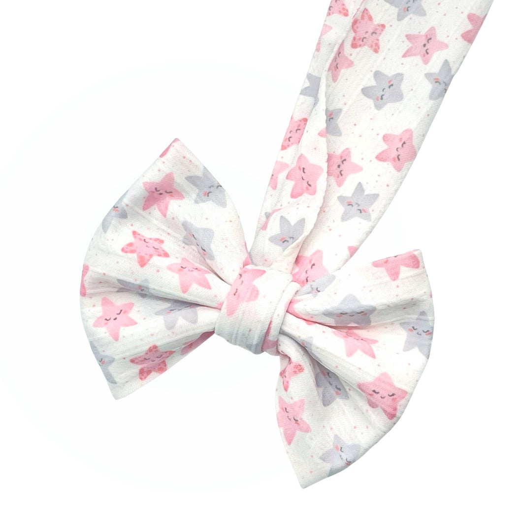 SLEEPYTIME STARS - Custom Printed Cable Knit Nylon Strip