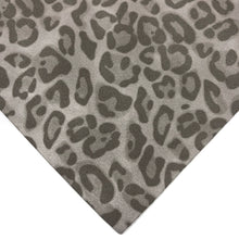 Load image into Gallery viewer, GREY LEOPARD PRINT - Faux Suede

