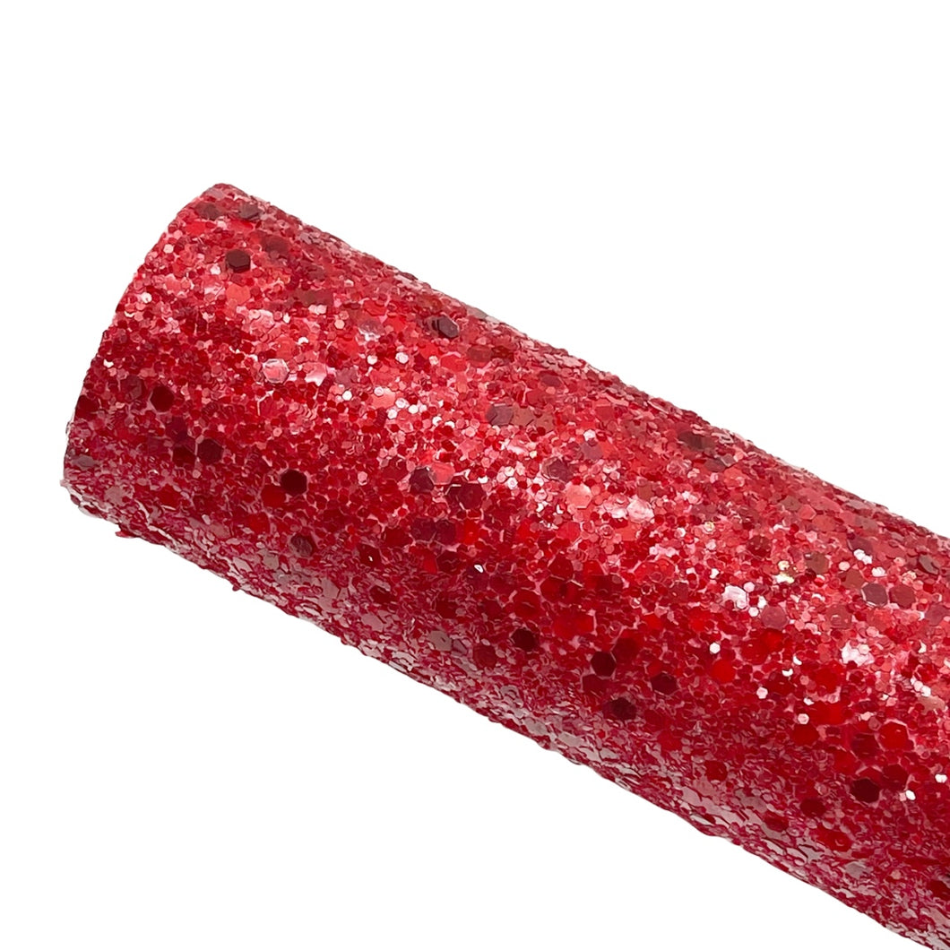RUBY RED SUGAR - Chunky Glitter