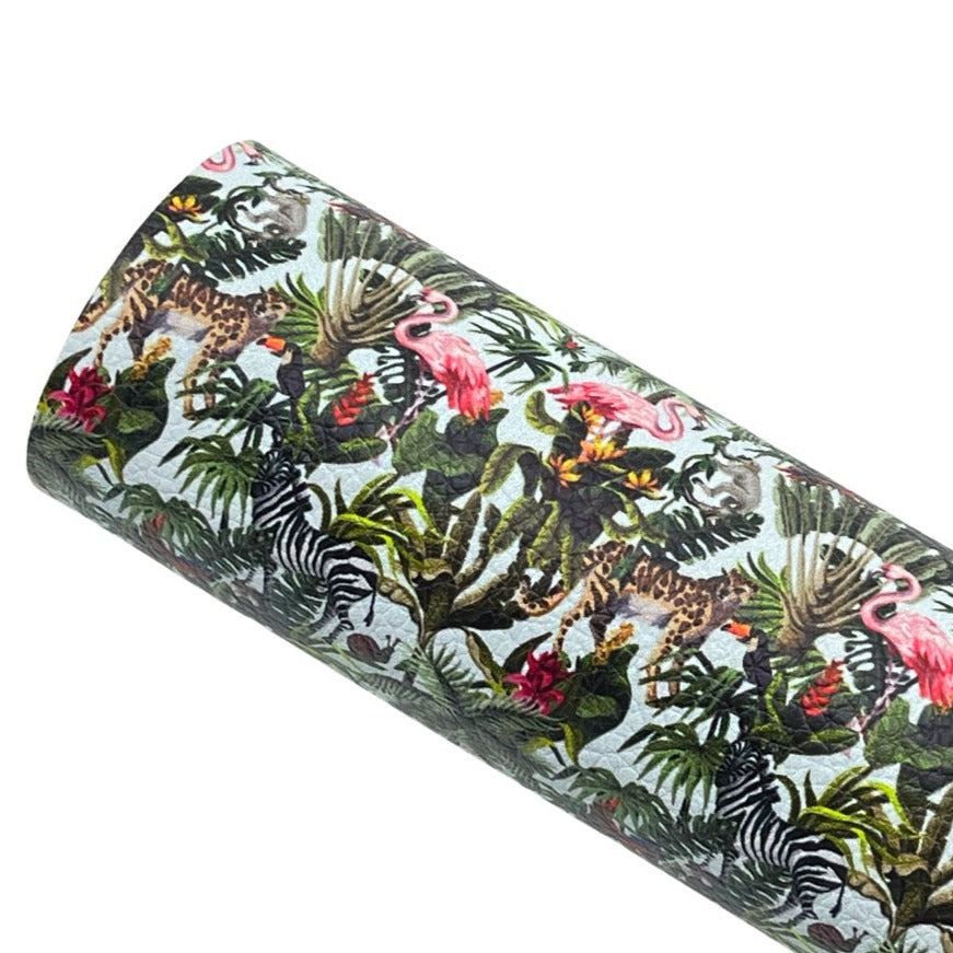 PARTY IN THE JUNGLE - Custom Printed Leather