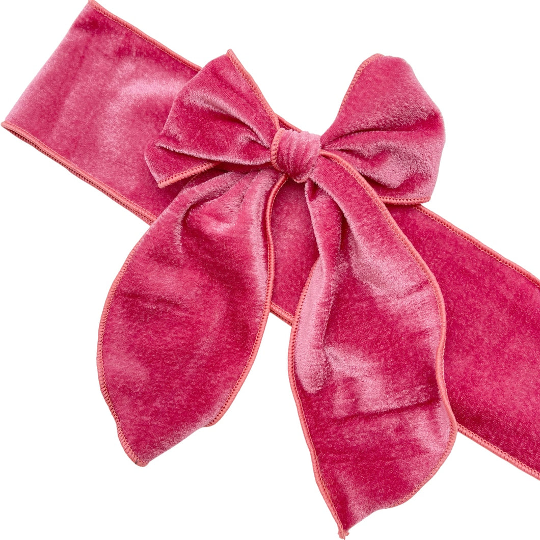 ROSE VELVET - Bow Strip