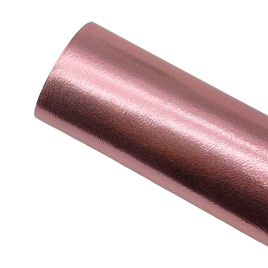 METALLIC PINK - Smooth Faux Leather