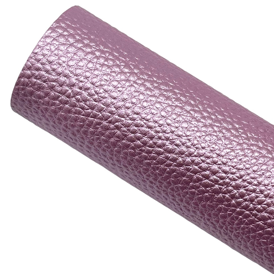 LILAC - Pearlized Pebbled Leather