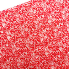 Load image into Gallery viewer, RED LACE - Custom Printed Double Brushed Poly
