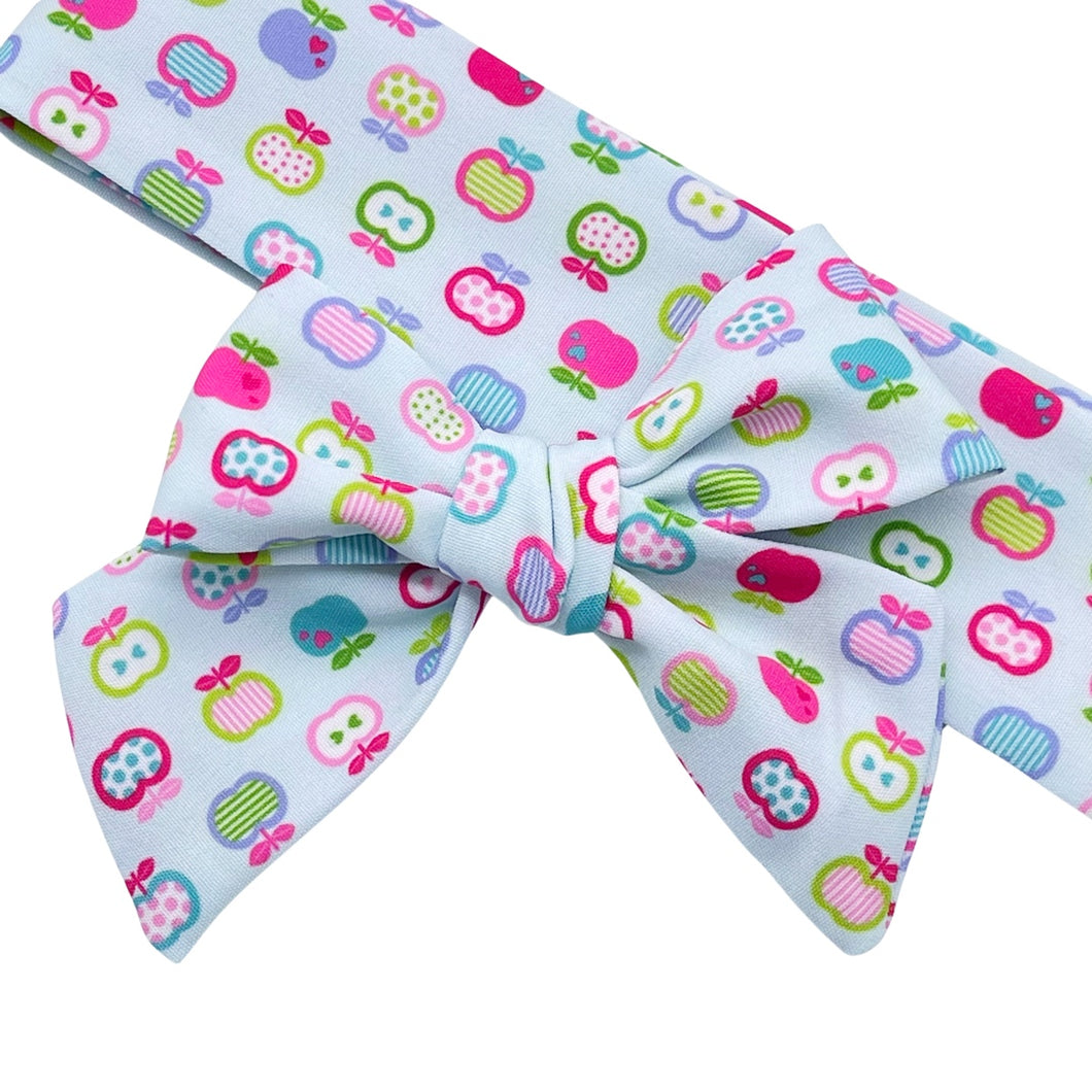 CUTE APPLES - Printed Bow Strip