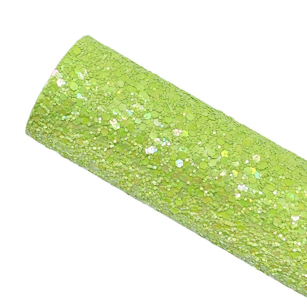 LIME GREEN SPARKLE - Chunky Glitter