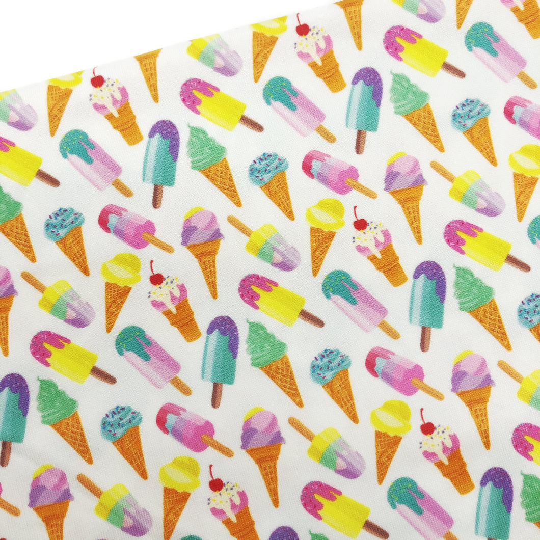 ICE CREAM FEVER - Custom Printed Double Brushed Poly