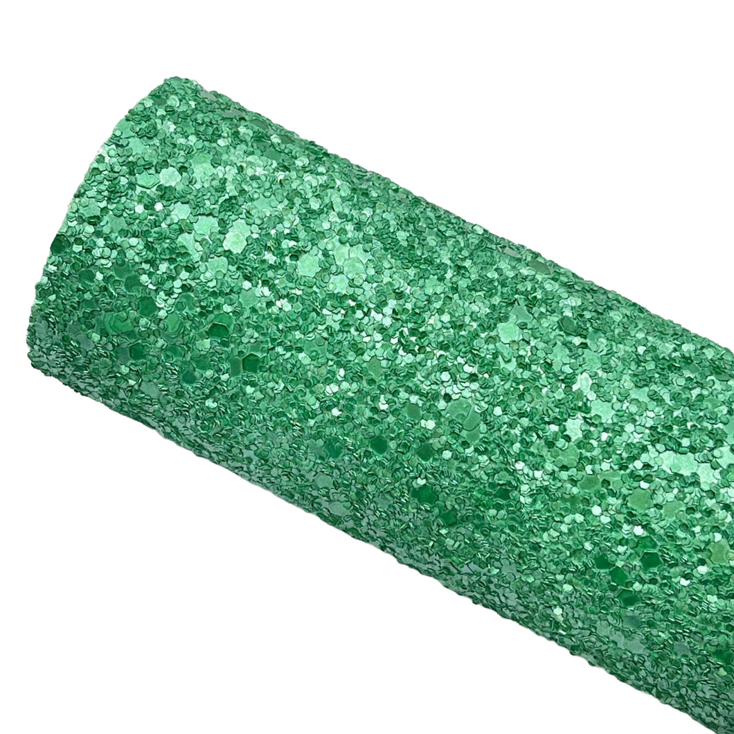 GREEN PEARLY SUGAR - Chunky Glitter