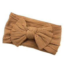 Load image into Gallery viewer, PRE-TIED BOW HEADWRAPS - Cable Knit Nylon
