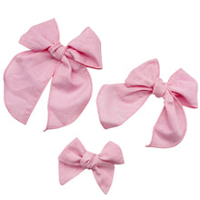 Load image into Gallery viewer, LIGHT PINK LINEN - Solid Bow Strip
