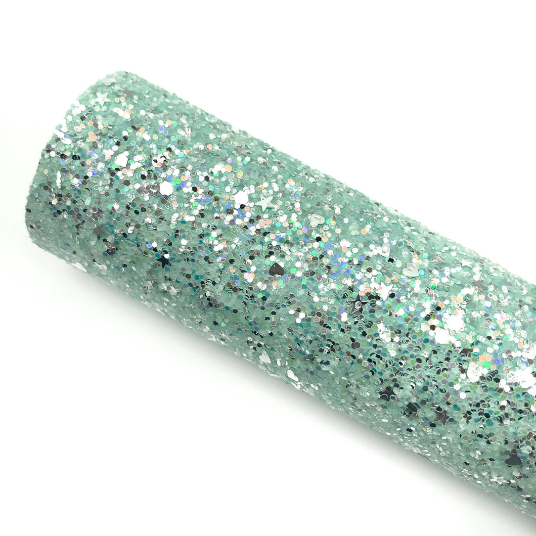 AQUA DIAMOND DAZZLE - Chunky Glitter
