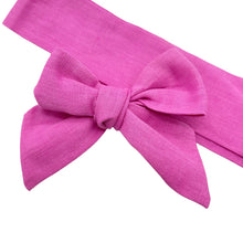 Load image into Gallery viewer, ORCHID LINEN - Solid Bow Strip
