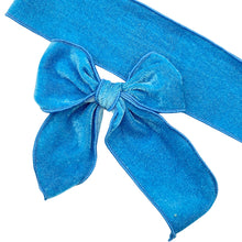 Load image into Gallery viewer, LIGHT BLUE VELVET - Bow Strip
