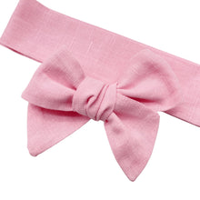 Load image into Gallery viewer, LIGHT PINK LINEN - Solid Bow Strip
