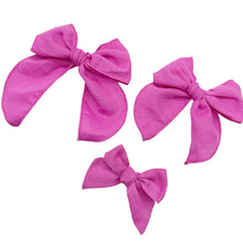 Load image into Gallery viewer, ORCHID LINEN - Solid Bow Strip
