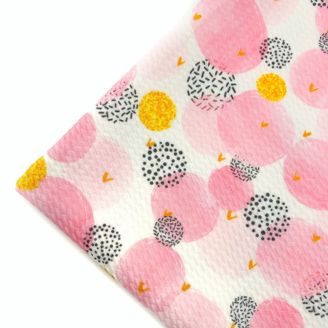 CHAMPAGNE POP -  Custom Printed Bullet Liverpool Fabric