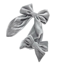 Load image into Gallery viewer, SILVER VELVET - Bow Strip
