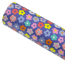 Load image into Gallery viewer, HAPPY FLORAL - Custom Printed Leather
