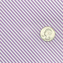 Load image into Gallery viewer, LAVENDER DIAGONAL STRIPES - Custom Printed Leather
