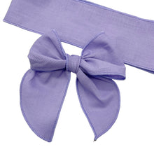 Load image into Gallery viewer, WISTERIA LINEN - Solid Bow Strip
