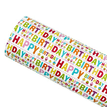 Load image into Gallery viewer, COLORFUL BIRTHDAY - Custom Printed Leather
