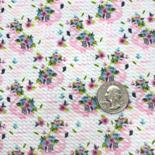 Load image into Gallery viewer, FLORAL FLAMINGOS - Custom Printed Bullet Liverpool Fabric
