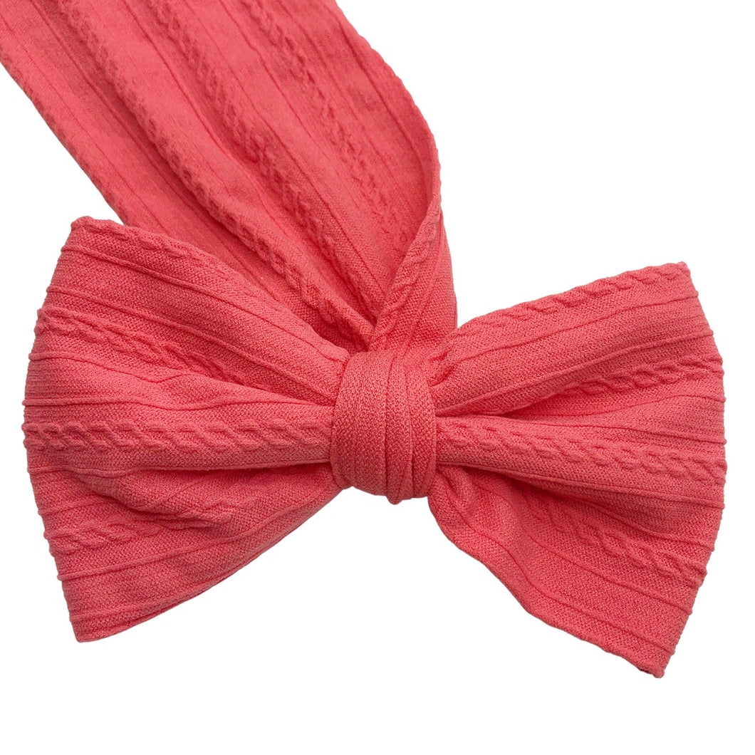 CORAL - Cable Knit Nylon Strip