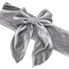 Load image into Gallery viewer, SILVER VELVET - Bow Strip
