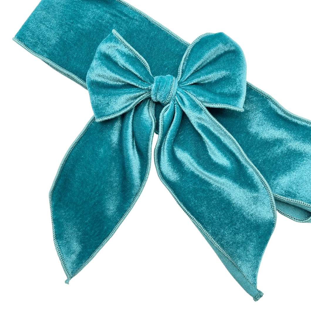 BERMUDA BLUE VELVET - Bow Strip