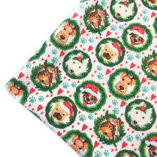 Load image into Gallery viewer, SANTA PAWS - Custom Printed Bullet Liverpool Fabric
