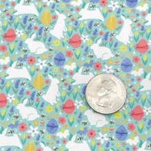 Load image into Gallery viewer, BUNNY GARDEN - Custom Printed Smooth Leather

