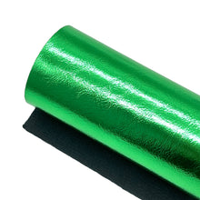 Load image into Gallery viewer, METALLIC GREEN - Weathered Faux Leather
