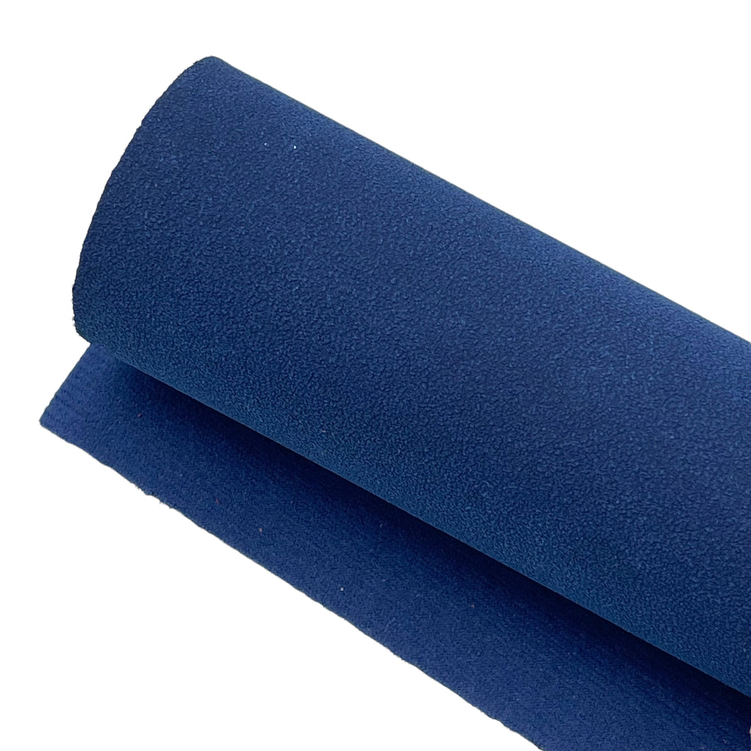 NAVY - Faux Suede