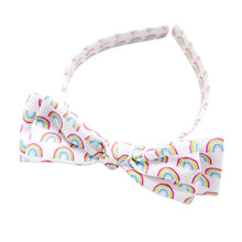 Load image into Gallery viewer, RAINBOWS EVERYDAY - Printed Bow Headband
