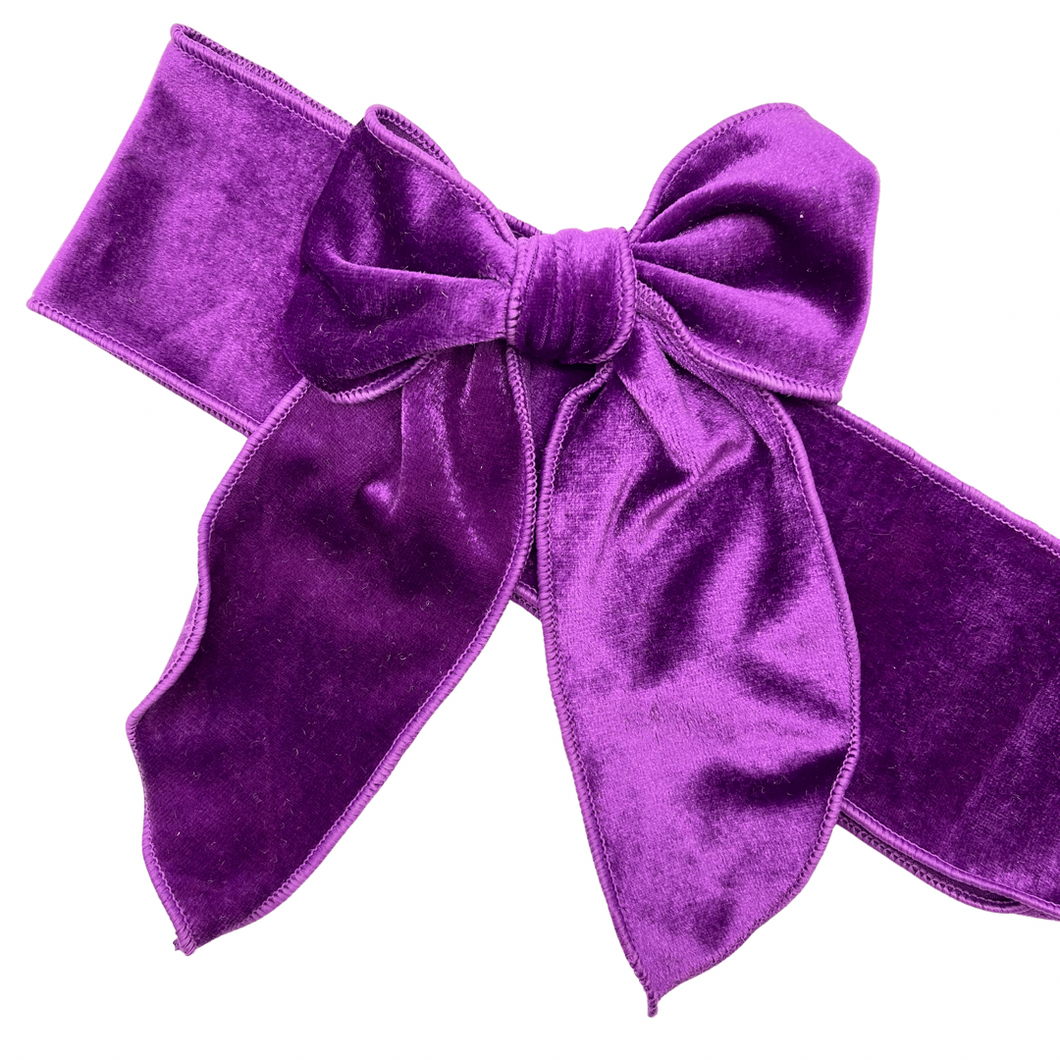 GRAPE VELVET - Bow Strip