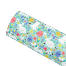 Load image into Gallery viewer, BUNNY GARDEN - Custom Printed Smooth Leather

