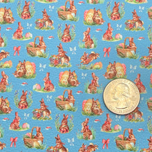 Load image into Gallery viewer, VINTAGE BUNNIES - Custom Printed Leather
