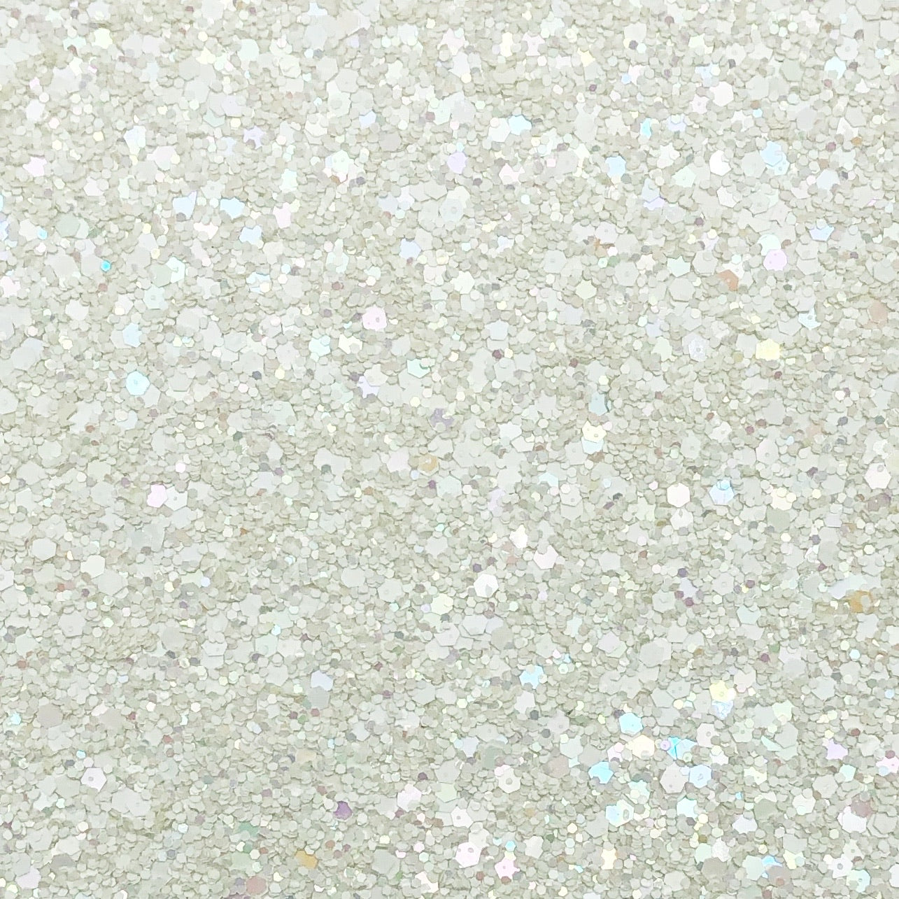 Iridescent Winter Chunky Glitter - White Glitter