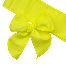 Load image into Gallery viewer, YELLOW LINEN - Solid Bow Strip
